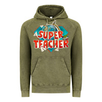 Vintage Olive super teacher Vintage Hoodie - texasbilliewilder