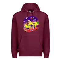 Burgundy halloween candy  patches Premium Hoodie - BundleAndBundleShop