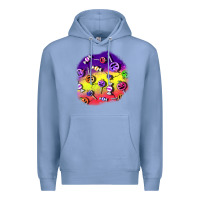 Colony Blue halloween candy  patches Premium Hoodie - BundleAndBundleShop