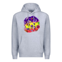 Heather Grey halloween candy  patches Premium Hoodie - BundleAndBundleShop