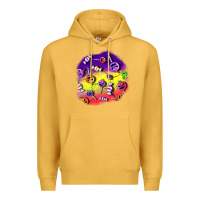 Mustard halloween candy  patches Premium Hoodie - BundleAndBundleShop