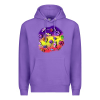 Purple halloween candy  patches Premium Hoodie - BundleAndBundleShop