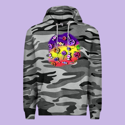 Halloween Candy  Patches Premium Hoodie Designed By Bundleandbundleshop