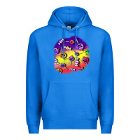 True Royal halloween candy  patches Premium Hoodie - BundleAndBundleShop