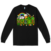 Black st patricks nurse Long Sleeve Tee - AdoDesignShop