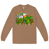 Toasted Coconut st patricks nurse Long Sleeve Tee - AdoDesignShop