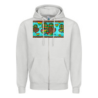 Dove Grey western hearts autism cup Zipper Hoodie - Artiststas