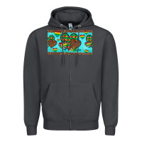 Smoke western hearts autism cup Zipper Hoodie - Artiststas