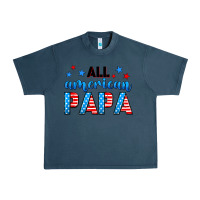 Midnight Navy All American papa Urban Heavy Tee - Neo Western