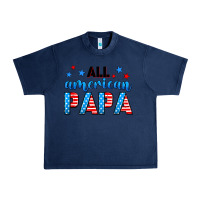 Navy All American papa Urban Heavy Tee - Neo Western