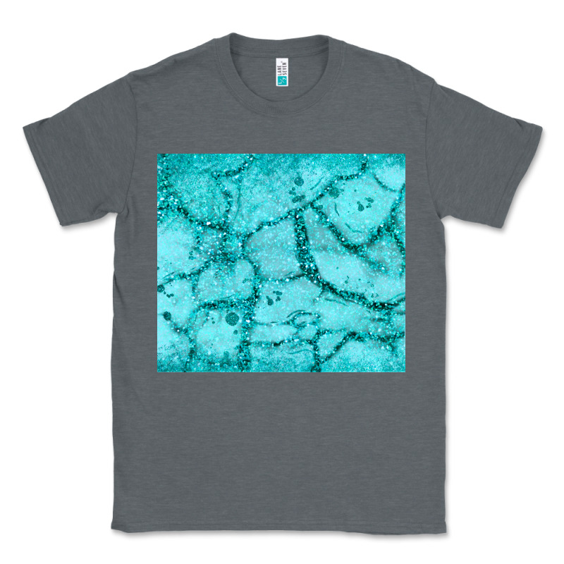 Turquoise Glitter Classic Tee by JahusDesignShop | Teevron