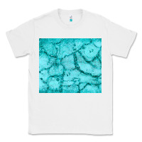 White turquoise glitter Classic Tee - JahusDesignShop