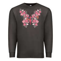 Smoke floral butterfly Premium Sweatshirt - MaliasSmallBusiness