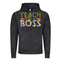 Vintage Black teach like a boss Vintage Hoodie - texasbilliewilder