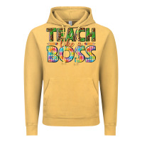 Vintage Mustard teach like a boss Vintage Hoodie - texasbilliewilder