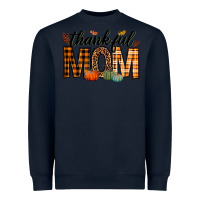 Navy thankful mom Heavyweight Sweatshirt - texasbilliewilder