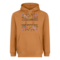 Meerkat wildflower your text here Heavyweight Hoodie - MaliasSmallBusiness