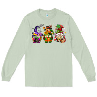Matcha hallothanksmas gnome Long Sleeve Tee - AdoDesignShop