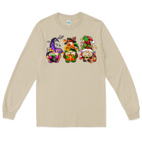 Mushroom hallothanksmas gnome Long Sleeve Tee - AdoDesignShop
