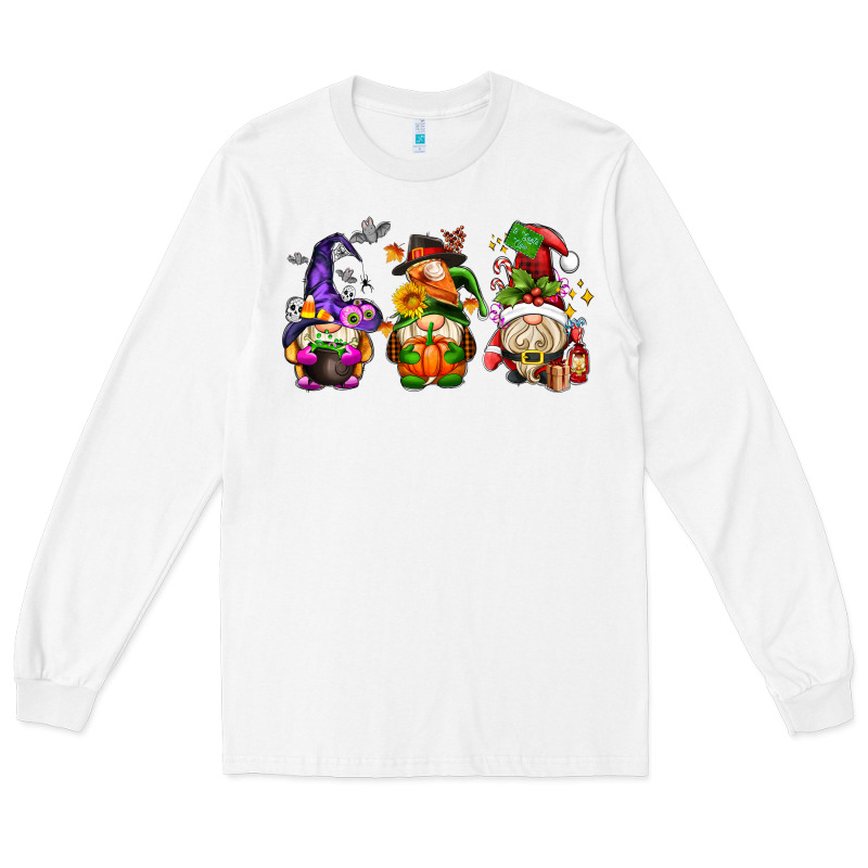 Hallothanksmas Gnome Long Sleeve Tee by AdoDesignShop | Teevron