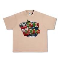 Burro coffe Urban Heavy Tee - CowhideDigitalArt