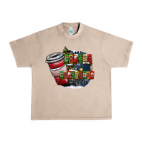 French Oak coffe Urban Heavy Tee - CowhideDigitalArt