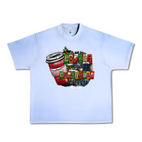 Grape Ice coffe Urban Heavy Tee - CowhideDigitalArt
