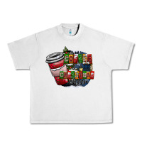 Lunar Rock coffe Urban Heavy Tee - CowhideDigitalArt
