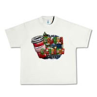 Pistachio coffe Urban Heavy Tee - CowhideDigitalArt
