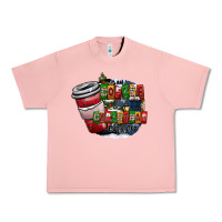 Salmon coffe Urban Heavy Tee - CowhideDigitalArt