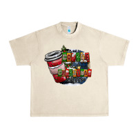Sandshell coffe Urban Heavy Tee - CowhideDigitalArt