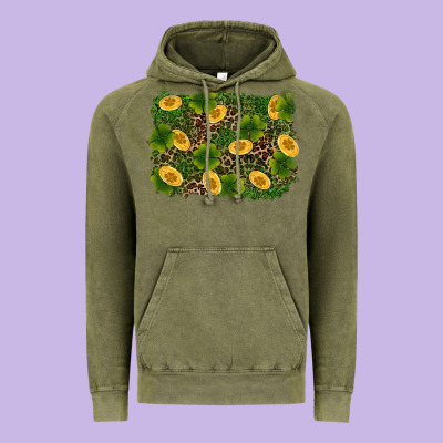 St Patricks Day Background Vintage Hoodie Designed By Ranaportraitstore
