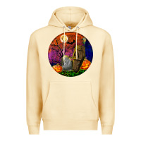 Pina Colada halloween round Premium Hoodie - BundleAndBundleShop