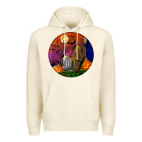 Sandshell halloween round Premium Hoodie - BundleAndBundleShop