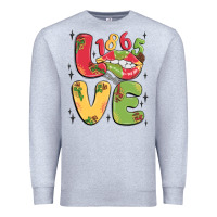 Heather Grey love juneteenth lips Premium Sweatshirt - MaliasSmallBusiness