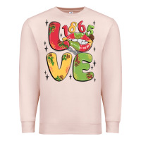 Pale Pink love juneteenth lips Premium Sweatshirt - MaliasSmallBusiness