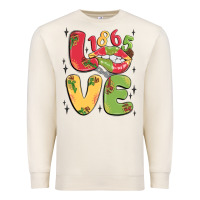 Sandshell love juneteenth lips Premium Sweatshirt - MaliasSmallBusiness