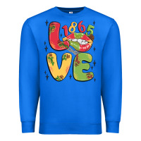 True Royal love juneteenth lips Premium Sweatshirt - MaliasSmallBusiness