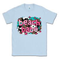 Dusty Blue beach babe Classic Tee - AdoDesignShop