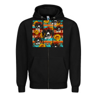 Black western german shorthaired pointer Zipper Hoodie - Artiststas