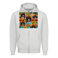 Dove Grey western german shorthaired pointer Zipper Hoodie - Artiststas
