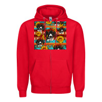Red western german shorthaired pointer Zipper Hoodie - Artiststas