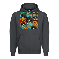 Smoke western german shorthaired pointer Zipper Hoodie - Artiststas