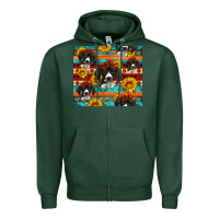 Sports Green western german shorthaired pointer Zipper Hoodie - Artiststas