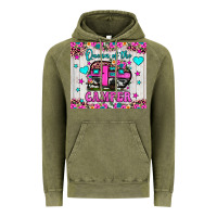 Vintage Olive queen of the camper Vintage Hoodie - JahusDesignShop
