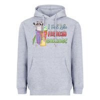 Heather Grey i feel like garbage raccoon Heavyweight Hoodie - MaliasSmallBusiness