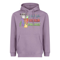 Lavender i feel like garbage raccoon Heavyweight Hoodie - MaliasSmallBusiness