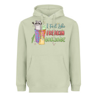 Matcha i feel like garbage raccoon Heavyweight Hoodie - MaliasSmallBusiness