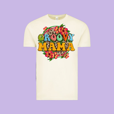Groovy Mama Vintage Tee Designed By Zillion Design Studio
