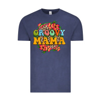 Vintage Denim groovy mama Vintage Tee - Zillion Design Studio